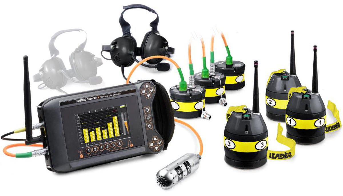 Leader Search 3W+3C Sismik Akustik Dinleme Cihazı